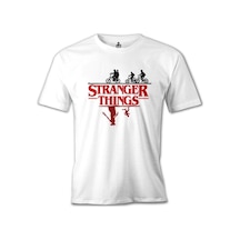 Stranger Tshings - Beneath Beyaz Erkek Tshirt