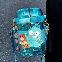 Yystore Mavi 640ml Bölmeli İkili Suluk