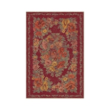 Kartela Halı Karabağ Halı Jüt Taban Dokuma Halı Bordo - 200 X 300 Cm