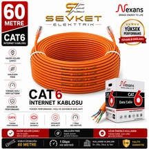 Nexans 60 Metre Cat6 Data Kablosu Turuncu Halojen Free Patch Cord