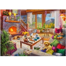Ravensburger 1000 Parça Cozy Cablin Puzzle