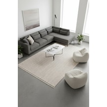 Enti Piana 1110 Taba Halı Kilim Kaymaz Taban Yıkanabilir Salon Mutfak Kesme Yolluk Renkli