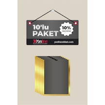 10'lu A4 Gold Belge Diploma Sertifika Kurumsal Föylük
