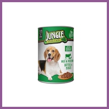 Jungle Köpek Konserve Biftek & Sebzeli 400gr 1 Adet Rengaren