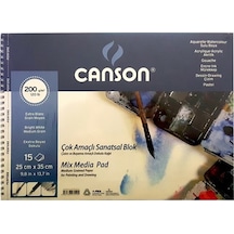 Canson Çok Amaçlı Sanatsal Blok 200 G 15 Yaprak 25x35 CM