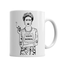 Frida Kahlo Kupa Bardak Porselen No35142 Karışık
