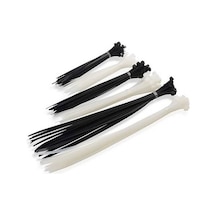 3.6X150 Kablo Bağı 15 Cm 100 Adet Cırt Kelepçe Sertifikalı Ü.. Siyah 100 Adet