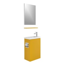 Kale Minimalist 50 Cm Hardal Banyo Dolabı Takımı Sarı