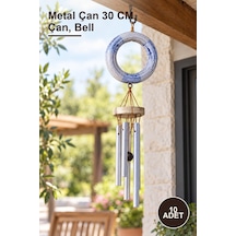 10 Adet Ahşap Üstlü Metal Çan No 6 Metal Çan 30 Cm, Çan, Bell