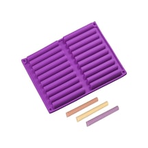 Silikon Stick Çikolata Kalıbı Çubuk Kraker Kalıbı Buz Kalıbı Kahverengi
