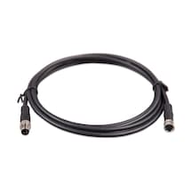 Ercontec Erf8-msfs3c-05bpvc ,düz/m8-3pin Erkek+düz/m8-3pin Dişi Siyah/5mt Pvc Sensör Kablo