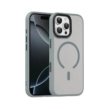 Joko Apple iPhone Uyumlu 16 Pro Max Megane Magsafe Kapak - Titan Gri İtdark49255