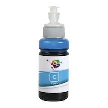 QC Epson EcoTank ET 14000 Uyumlu Yazıcı Mürekkebi 70ml C Cyan Mavi Dye