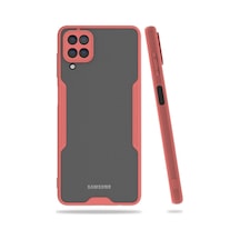 Samsung Galaxy A22 Kılıf Platin Silikon - Pembe