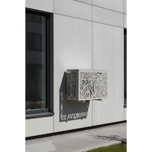 Klima Motoru/dış Ünite Gizleme/koruma Kafesi M 18000 Btu - 24000 Btu 110x56x85 H Alüminyum Cormoran Açık Gri