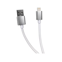2a Apple iPhone Uyumlu Lightning Hızlı Şarj Kablosu - 1 Metre - Gri