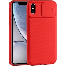 Ally Apple     Uyumlu iPhone Xs Max 6.5 İnch Kılıf Kamera Kapatan Koruyucu Sürgülü Kılıf- 5775