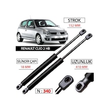Clio 2 Hatchback Bagaj Amortisörü Sağ Sol Takım 7700842256