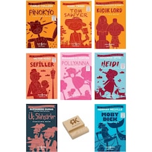 İş Çocuk Klasikleri 8-13 Yaş Pinokyo Tomsawyer Küçüklord Sefiller Pollyanna Heidi Üçsilahşör 8li Set