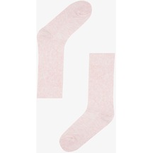 Nbb Kadın Pembe Vertical Stripes Havlu Çorap
