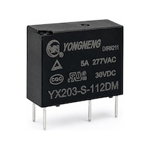 Yx203-s-112dm 5 Amper 30 Volt Slim 4 Pin Güç Rölesi