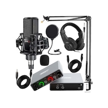 Midex Central-gr Pack-1 Stüdyo Kayıt Ekipmanları Glx-700gr Ses Kartı Mx-2020 Stüdyo Mikrofon