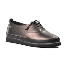 Pierre Cardin Pc-51681 Hakiki Deri Kadın Ayakkabı Platin
