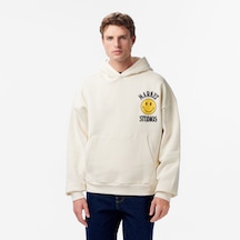 Market Smiley Upside Down Lockup Erkek Gri Hoodie Mkt25fw-hd386 Gri