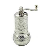 Osmanlı Motifli Kahve Ve Baharat Değirmeni Gümüş Çok Renkli