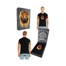 Galatasaray Logo Baskılı Siyah T-shirt Hediyelik Kutulu 001 Galatasaray Logo Baskılı Siyah T-shirt Hediyelik Kutulu 001