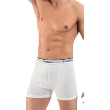 Abarta Erkek Slimfit Boxer -renk Ve Beden Seçenekleri -3 Adet Beyaz