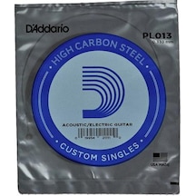 Daddario Pl013 Elektro & Akustik Tek Tel 0.013 İnç - Çelik