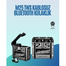 Mey İthalat Powerbank Özellikli Kablosuz Kulaklık Otomatik Bağlantı Şarj Kutusu Dahil