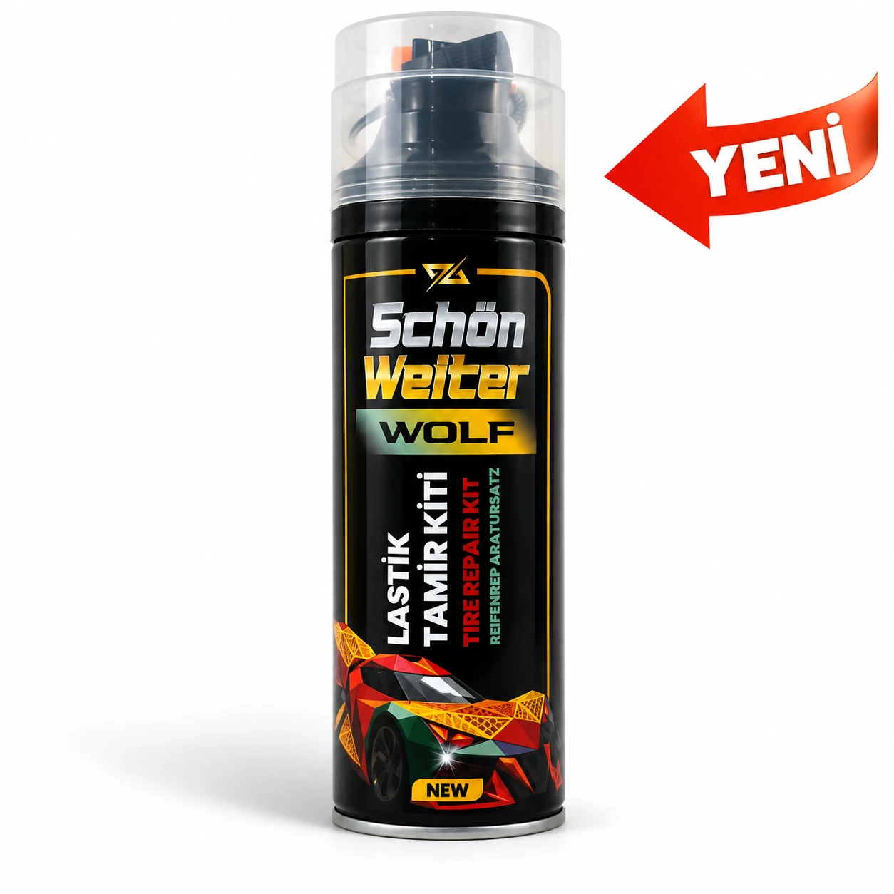 Schön Weiter Araç Oto Lastik Tamir Kiti 400 Ml Wolf