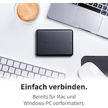 Canvio Partner 1 Tb Taşınabilir 2, 5 İnç Harici Hdd, Usb 3.2 Gen 1, Mac Ve Windows İle Uyumlu, Usb İle Çalışır