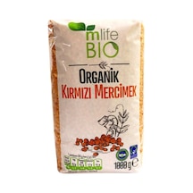M Life Bio Organik Kırmızı Mercimek 1 Kg - 6 Adet Tarı