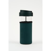 Kılıf Hediyeli Isıya Dayanıklı 450ml Cam French Press Ag-frnchp Yeşil