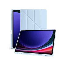 Galaxy X510 Tab S9 Fe 11 Kılıf Kalemlikli Mars Tablet Kılıfı - Mavi Diğer