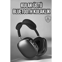P9 - 267 - Plus Kulaklık Siyah Bluetooth Bağlantılı Kulak - Kmrsfres - Üstü Kablosuz