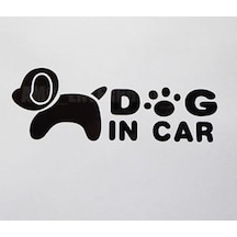 Araba Köpek Sticker Yapıştırması