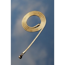 Rua Jewelry Yassı Yılan İtalyan Zincir Paslanmaz Çelik Kolye Altın 3 MM Rua Jewelry Yassı Yılan İtalyan Zincir Paslanmaz Çelik Kolye Altın 3 MM