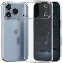 Newface Apple İphone 17 Pro Max Lüx Şeffaf Silikon - Şeffaf