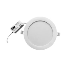 -204 2 Li Set 12w Gömme Led Spot Slim Panel 3000k Günışığı Yuvarlak Alüminyum Kasa Tavan Spotu Diğer