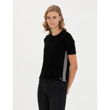 Pierre Cardin Kadın Siyah Triko Kazak 50278909-vr046 Siyah