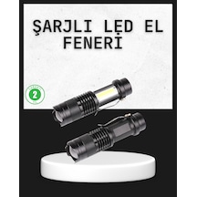 Ayarlı 2000 Lümen Şarjlı Led El Feneri Diğer