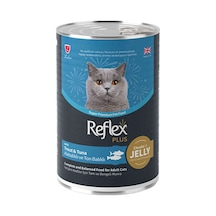 Jöle İçinde Parçacıklı Alabalık Ve Ton Balıklı Yetişkin Kedi Konservesi 400 Gr