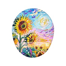 Van Gogh Temalı Ayçiçeği Desenli Mouse Pad