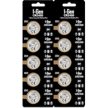 Batteries Cr2450 Lityum Düğme Pil 3v 2450 10'lu Paket