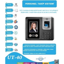 Yüz Okuma Parmakizi Kart Personel Takip Sistemi + Program Set