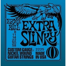 Ernie Ball P02225 Extra Slinky Nickel Wound 008-038 Elektro Git
